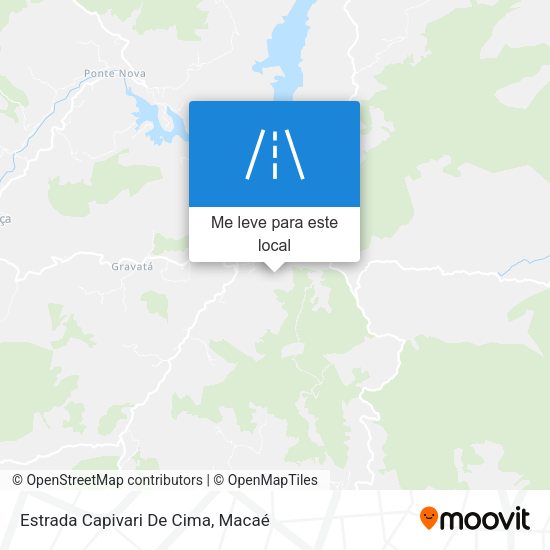 Estrada Capivari De Cima mapa