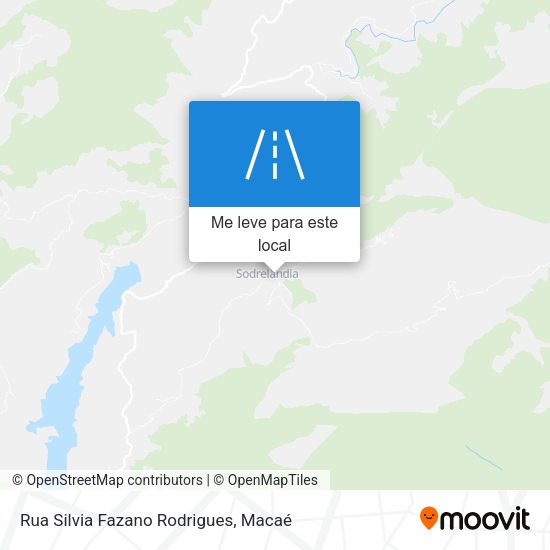 Rua Silvia Fazano Rodrigues mapa