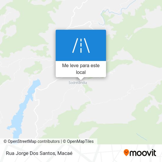 Rua Jorge Dos Santos mapa
