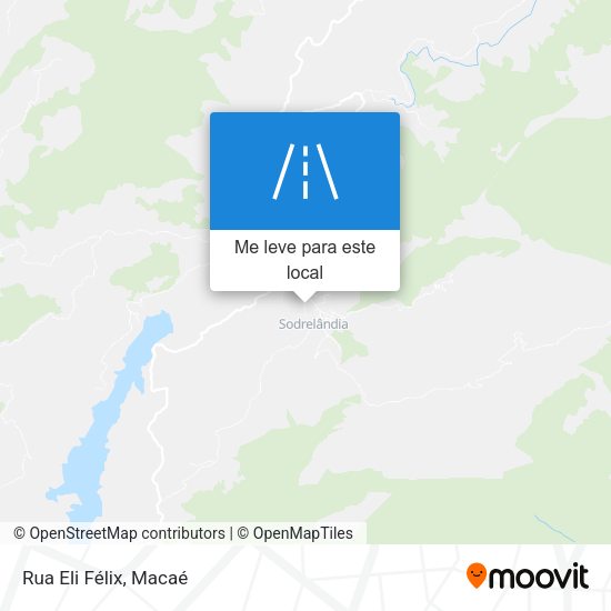 Rua Eli Félix mapa