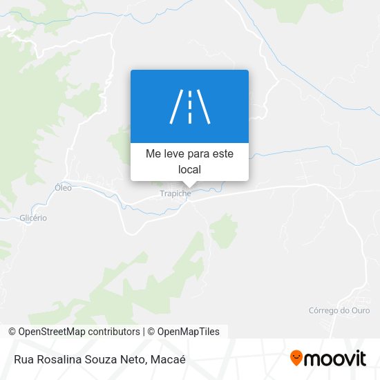 Rua Rosalina Souza Neto mapa