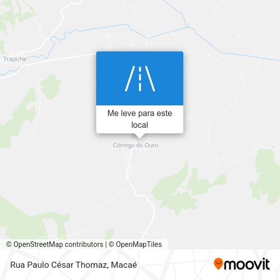 Rua Paulo César Thomaz mapa
