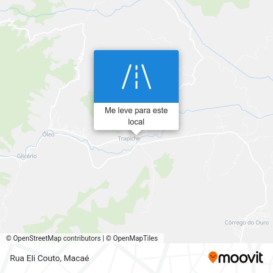 Rua Eli Couto mapa
