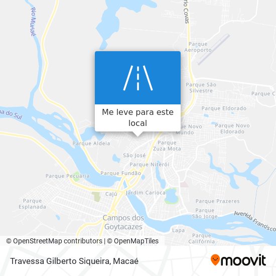 Travessa Gilberto Siqueira mapa