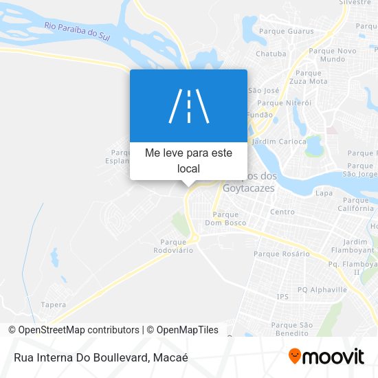 Rua Interna Do Boullevard mapa