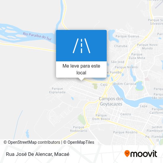 Rua José De Alencar mapa