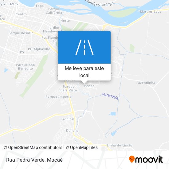 Rua Pedra Verde mapa