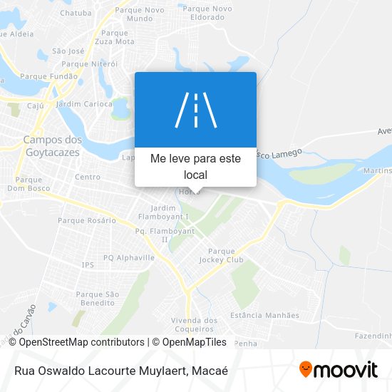 Rua Oswaldo Lacourte Muylaert mapa
