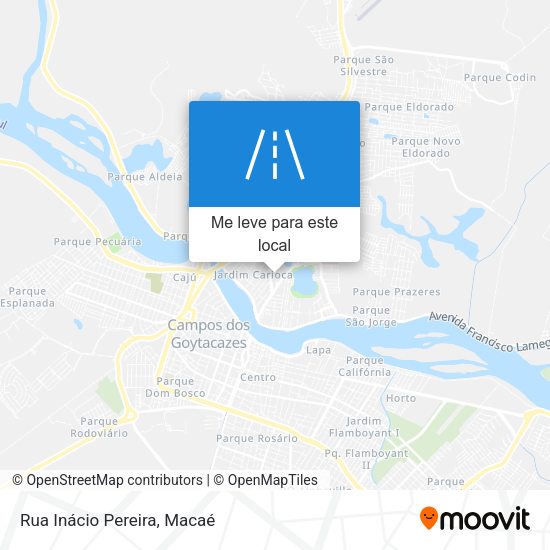 Rua Inácio Pereira mapa