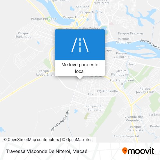 Travessa Visconde De Niteroi mapa