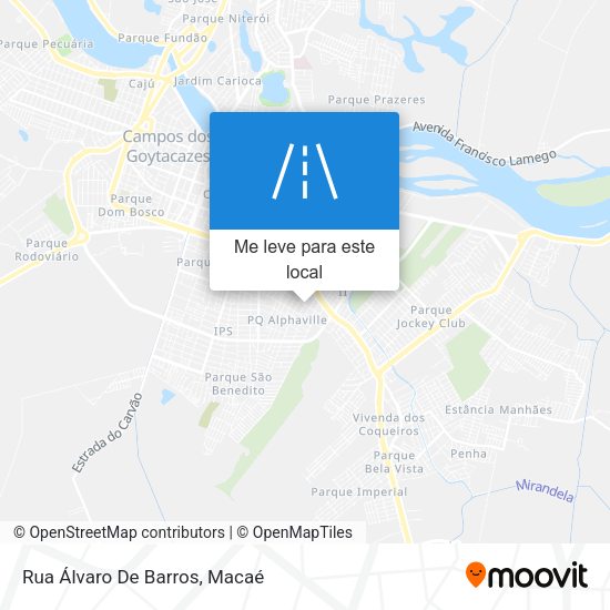 Rua Álvaro De Barros mapa
