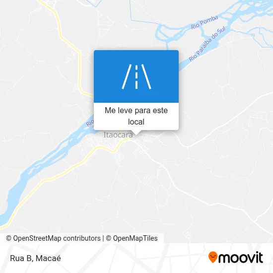 Rua B mapa