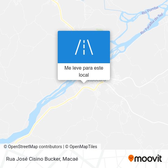 Rua José Cisino Bucker mapa