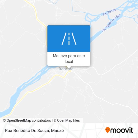 Rua Benedito De Souza mapa