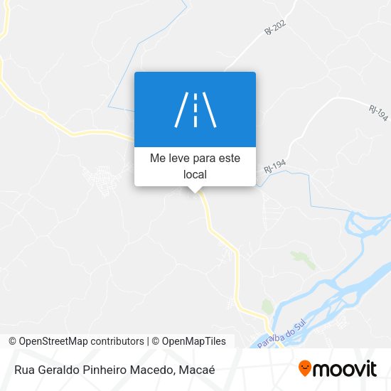 Rua Geraldo Pinheiro Macedo mapa
