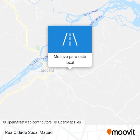 Rua Cidade Seca mapa
