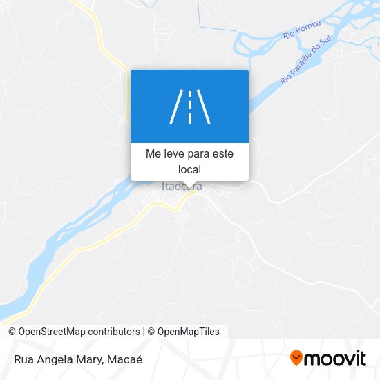 Rua Angela Mary mapa