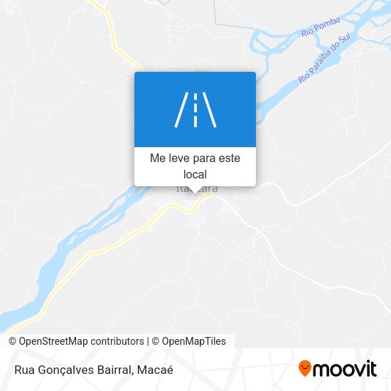 Rua Gonçalves Bairral mapa