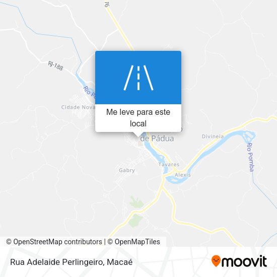Rua Adelaide Perlingeiro mapa