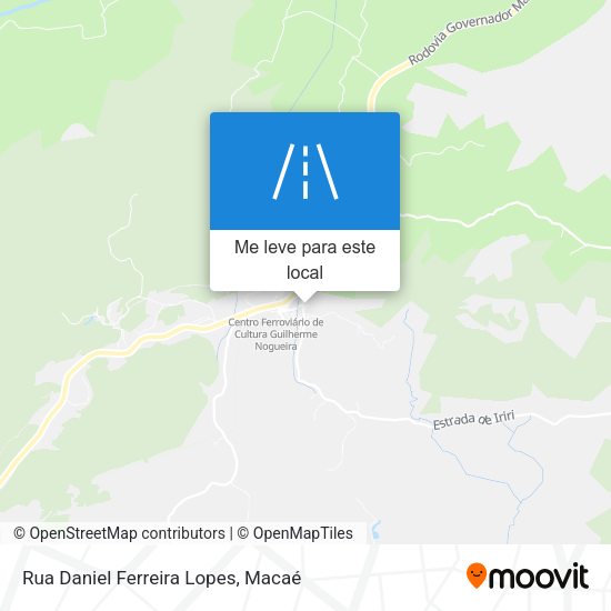 Rua Daniel Ferreira Lopes mapa