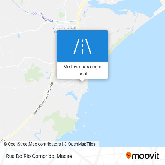 Rua Do Rio Comprido mapa