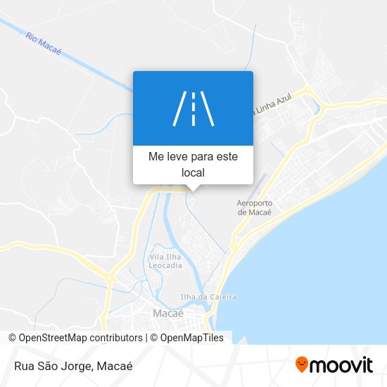 Rua São Jorge mapa