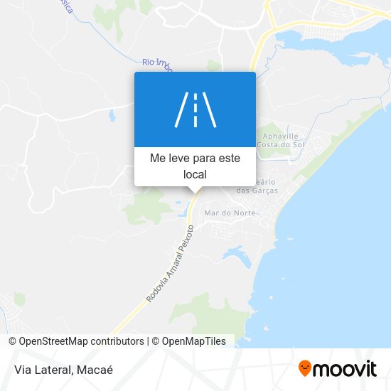 Via Lateral mapa