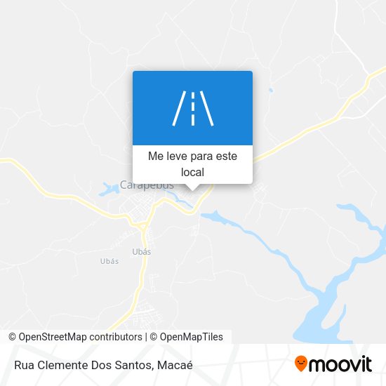 Rua Clemente Dos Santos mapa