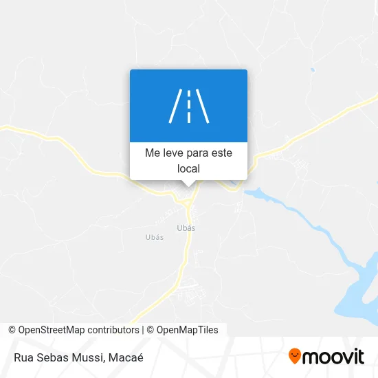 Rua Sebas Mussi mapa