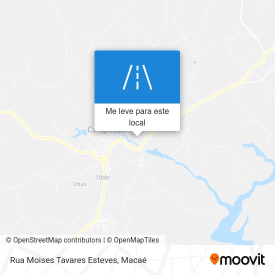 Rua Moises Tavares Esteves mapa