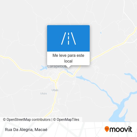 Rua Da Alegria mapa