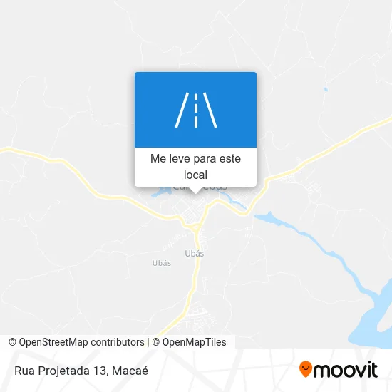 Rua Projetada 13 mapa