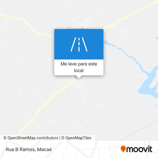 Rua B Ramos mapa