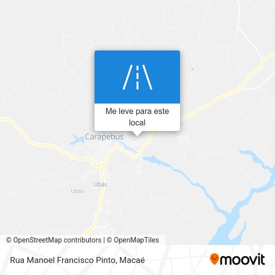 Rua Manoel Francisco Pinto mapa