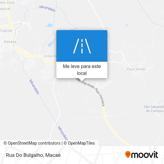 Rua Do Bulgalho mapa