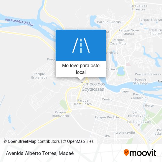 Avenida Alberto Torres mapa