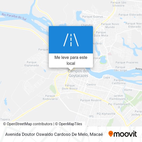 Avenida Doutor Oswaldo Cardoso De Melo mapa