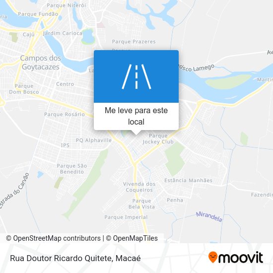 Rua Doutor Ricardo Quitete mapa