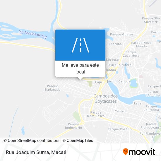 Rua Joaquim Suma mapa