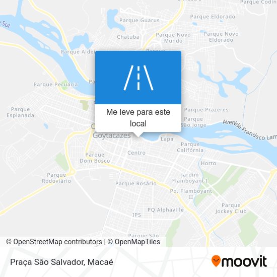 Praça São Salvador mapa