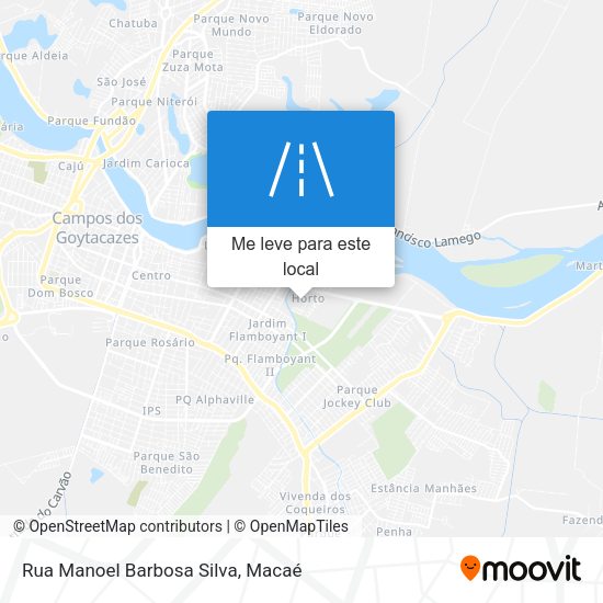 Rua Manoel Barbosa Silva mapa