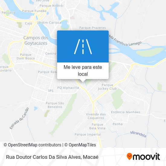 Rua Doutor Carlos Da Silva Alves mapa