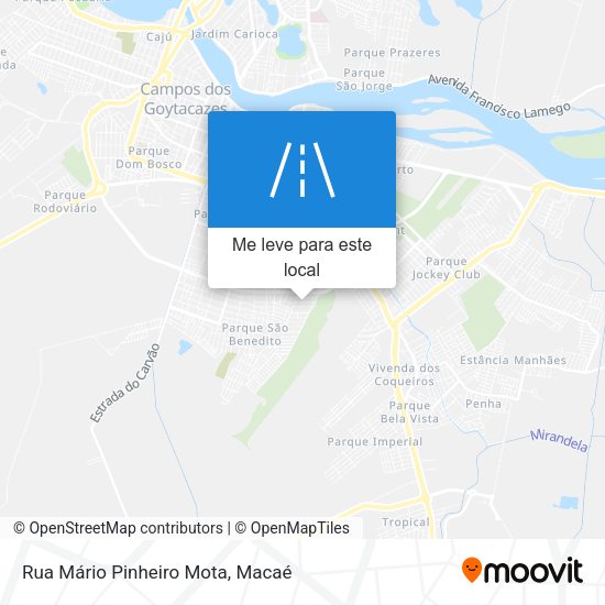 Rua Mário Pinheiro Mota mapa