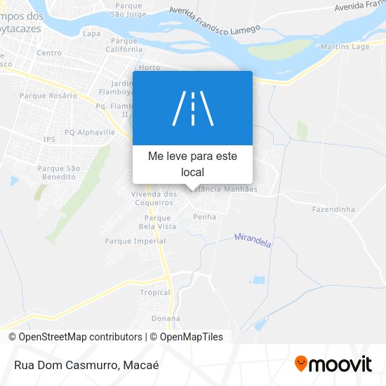 Rua Dom Casmurro mapa