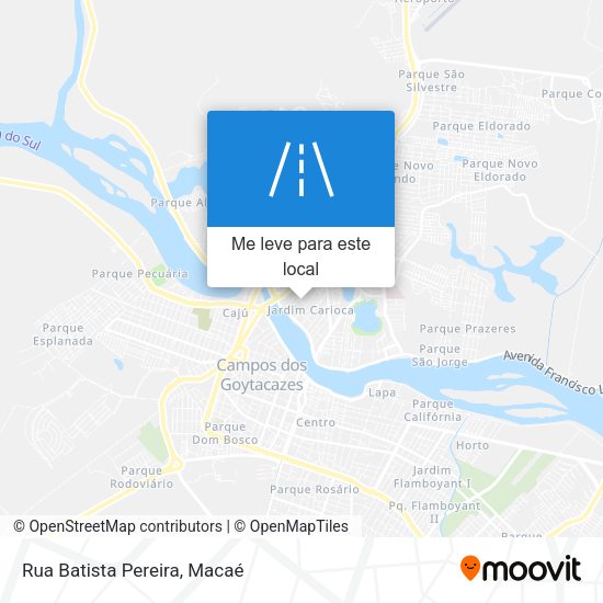Rua Batista Pereira mapa