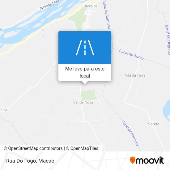 Rua Do Fogo mapa
