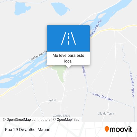 Rua 29 De Julho mapa