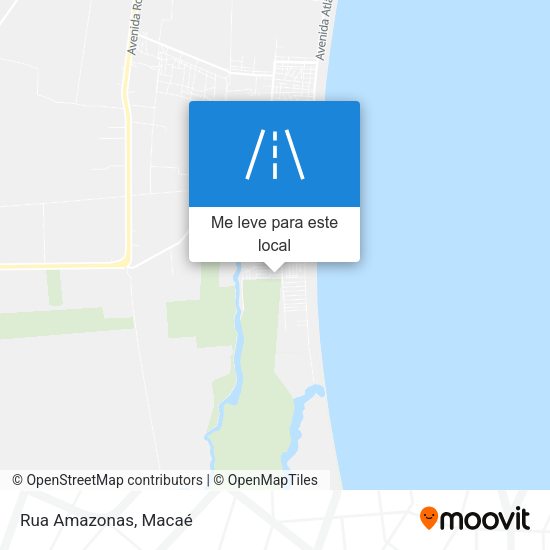 Rua Amazonas mapa