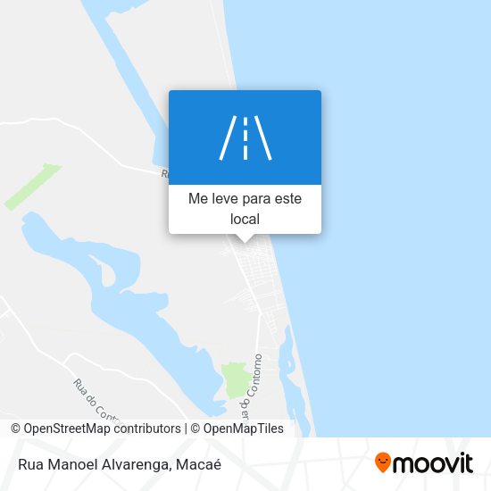 Rua Manoel Alvarenga mapa