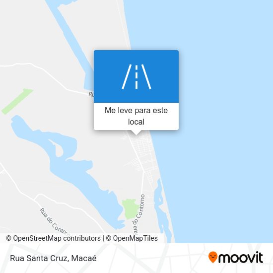 Rua Santa Cruz mapa